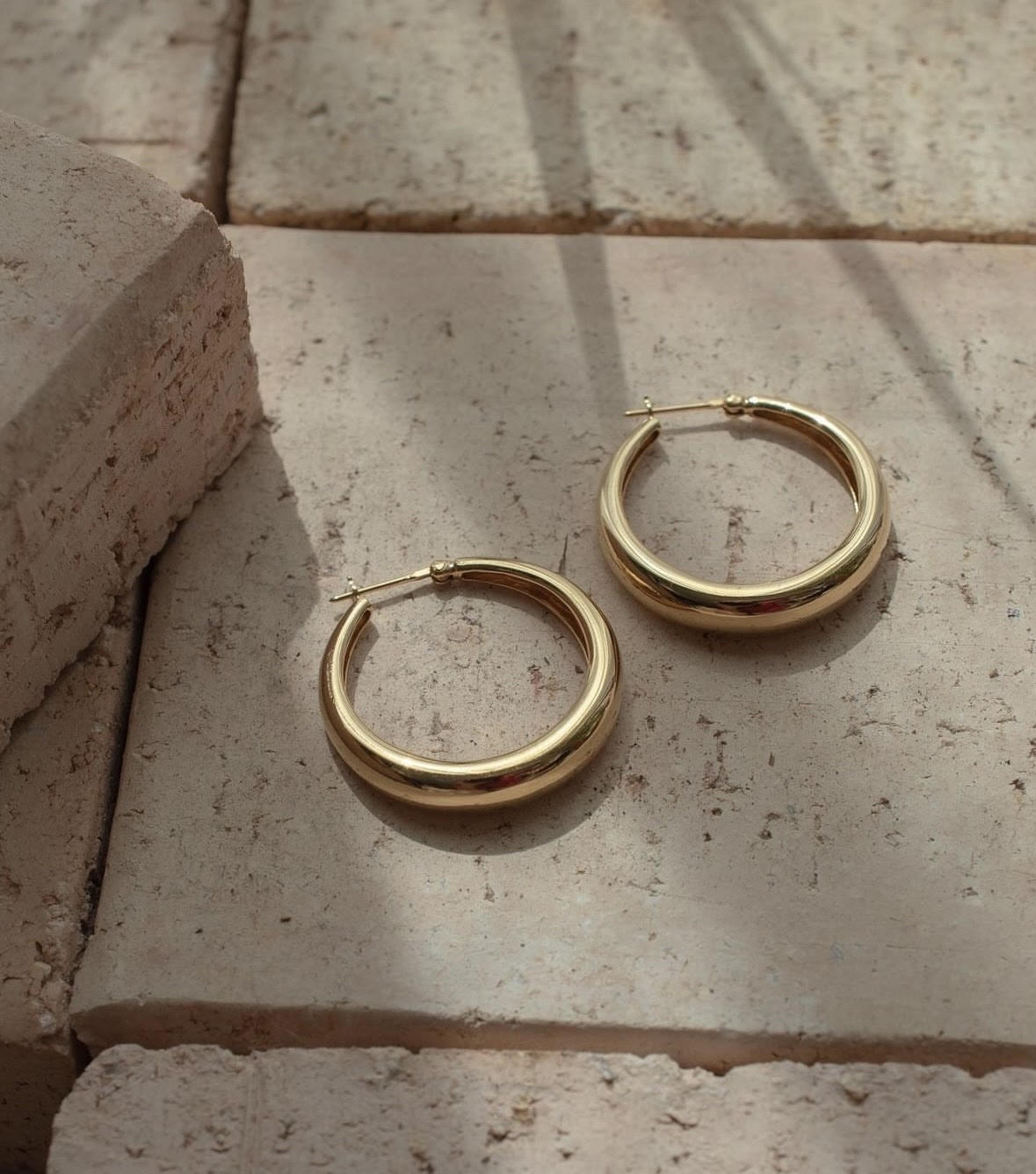 Gold Hoop Earrings