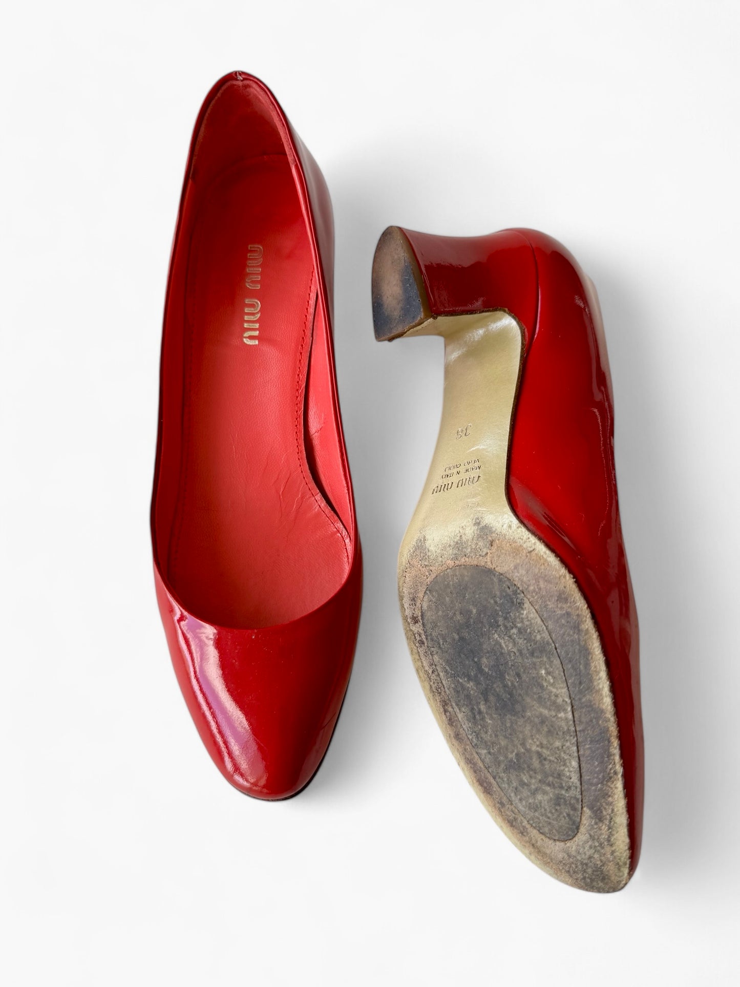 Miu Miu Red Pumps